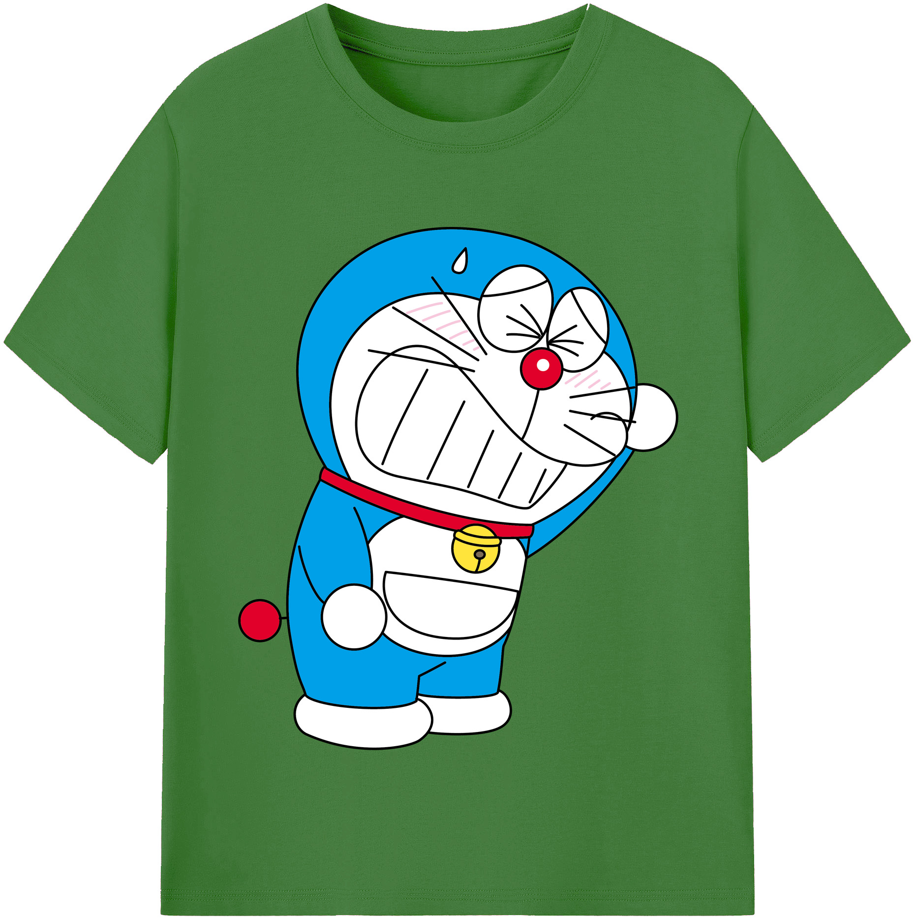 （画像用） ドラえもん Doraemon レディースカジュアルプリントTシャツ（綿100％）